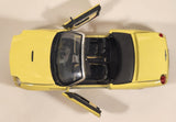 Maisto Ford Thunderbird Yellow 1/18 Scale Die Cast Toy Car Vehicle with Opening Doors Hood Trunk Missing Mirrors