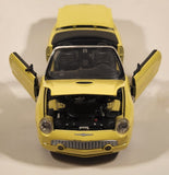 Maisto Ford Thunderbird Yellow 1/18 Scale Die Cast Toy Car Vehicle with Opening Doors Hood Trunk Missing Mirrors