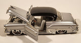 Jada Dub City 1953 Chevrolet Bel Air Silver with Black Roof 1/24 Scale Die Cast Toy Car Vehicle with Opening Doors and Hood