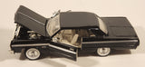 Superior Sunnyside SS 8701 1964 Chevrolet Impala Black 1/24 Scale Die Cast Toy Car Vehicle with Opening Doors and Hood