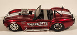 Jada Toys No. 30978 1965 Shelby Cobra 427 S/C Snake Bite Red 1/24 Scale Die Cast Toy Car Vehicle with Opening Doors Hood Trunk