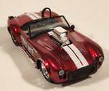 Jada Toys No. 30978 1965 Shelby Cobra 427 S/C Snake Bite Red 1/24 Scale Die Cast Toy Car Vehicle with Opening Doors Hood Trunk