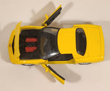 Maisto 2002 Corvette Yellow 1/24 Scale Die Cast Toy Car Vehicle with Opening Doors and Hood