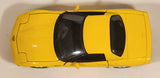 Maisto 2002 Corvette Yellow 1/24 Scale Die Cast Toy Car Vehicle with Opening Doors and Hood