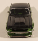 Maisto Custom Shop 1987 Ford Mustang GT Green and Black 1/24 Scale Die Cast Toy Car Vehicle with Opening Doors Hood Trunk