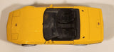Motor Max No. 73298 1986 Corvette Convertible Yellow 1/24 Scale Die Cast Toy Car Vehicle with Opening Doors and Hood