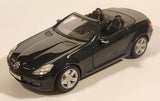 Maisto Mercedes Benz SLK Convertible Dark Green 1/18 Scale Die Cast Toy Car Vehicle with Opening Doors Hood Trunk