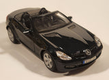 Maisto Mercedes Benz SLK Convertible Dark Green 1/18 Scale Die Cast Toy Car Vehicle with Opening Doors Hood Trunk