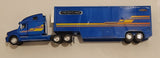2002 Jada Toys Hot Rigz Freightliner Columbia 120 Blue 1:32 Scale Die Cast Toy Car Vehicle with Box
