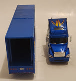 2002 Jada Toys Hot Rigz Freightliner Columbia 120 Blue 1:32 Scale Die Cast Toy Car Vehicle with Box