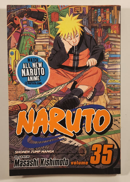 2009 Naruto Shonen Jump Manga Volume 35 Reverse Read Paperback Book By Masashi Kishimoto