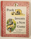1990 A Pooh & Piglet Book Pooh Invents a New Game Book #7 By A. A. Milne