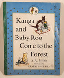 1990 A Pooh & Piglet Book Kanga and Baby Roo Come to the Forest Book #3 By A. A. Milne