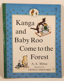 1990 A Pooh & Piglet Book Kanga and Baby Roo Come to the Forest Book #3 By A. A. Milne