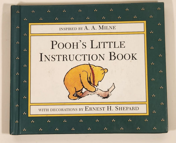 1995 Pooh's Little Instruction Book Hard Cover Book By Joan Powers