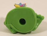 2017 Fun 2 Play Green Poo-nicorn with Blue Pink Yellow Spikes 1 3/8" Squishy Emoji Figure Pencil Topper