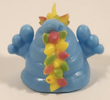 2017 Fun 2 Play Blue Poo-nicorn with Blue Pink Yellow Spikes 1 3/8" Squishy Emoji Figure Pencil Topper