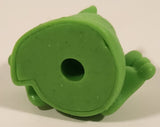 2017 Fun 2 Play Green Poo-nicorn with Crazy Eyes 1 3/8" Squishy Emoji Figure Pencil Topper