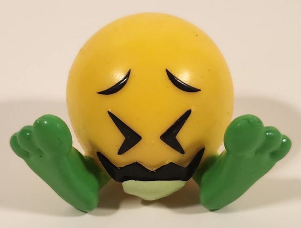 2016 Fun 2 Play Puking Emoji 1 3/8" Squishy Emoji Figure Pencil Topper