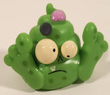 2017 Fun 2 Play Green Poo-nicorn with Crazy Eyes 1 3/8" Squishy Emoji Figure Pencil Topper