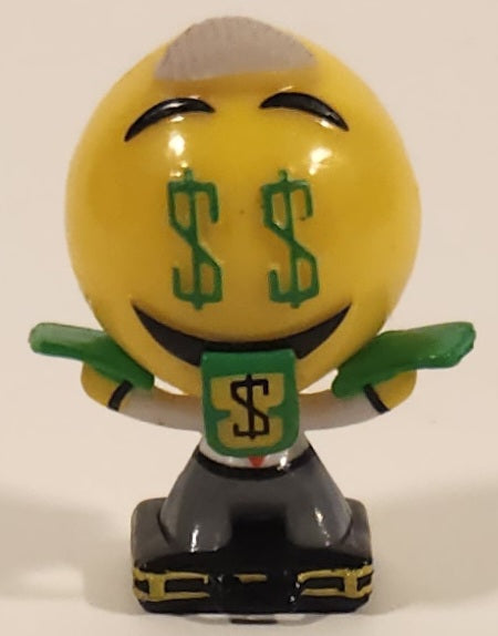 2016 Fun 2 Play Cash Money Emoji 1 1/4" Emoji PVC Toy Figure