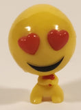 2016 Fun 2 Play Emoji with Heart Eyes 1 1/4" Emoji PVC Toy Figure
