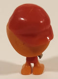 2016 Fun 2 Play Angry Billy AKA Pooling Face Emoji with Baseball Bat and Red Hat 1 1/4" Emoji PVC Toy Figure