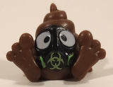 2017 Fun 2 Play Brown Poo-nicorn with Gas Mask 1 3/8" Squishy Emoji Figure Pencil Topper