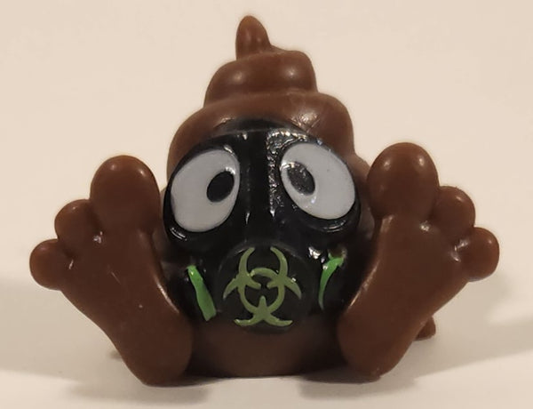 2017 Fun 2 Play Brown Poo-nicorn with Gas Mask 1 3/8" Squishy Emoji Figure Pencil Topper