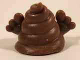 2017 Fun 2 Play Brown Poo-nicorn with Gas Mask 1 3/8" Squishy Emoji Figure Pencil Topper