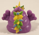 2017 Fun 2 Play Purple Poo-nicorn with Blue Green Yellow Spikes 1 3/8" Squishy Emoji Figure Pencil Topper