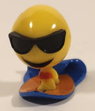 2016 Fun 2 Play Tanner AKA Shades Surfing Emoji 1 1/4" Emoji PVC Toy Figure