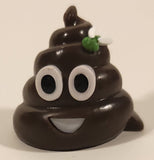 2016 Fun 2 Play Brown Poo Dung Smelvin with Fly 1 1/4" PVC Emoji Figure