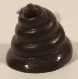 2016 Fun 2 Play Brown Poo Dung Smelvin with Fly 1 1/4" PVC Emoji Figure