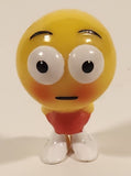 2016 Fun 2 Play Embarrassed Rear Accident Emoji 1 1/4" Emoji PVC Toy Figure