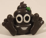 2017 Fun 2 Play Brown Poo-nicorn with Green Fly 1 3/8" Squishy Emoji Figure Pencil Topper