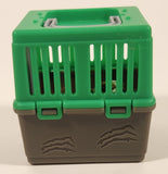 2018 Jazwares Feisty Pets Mini Misfits Grandmaster Funk Monkey 1 1/2" Toy Figure with Moving Mouth and Eyes Including Green Carrier Crate