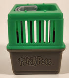 2018 Jazwares Feisty Pets Mini Misfits Grandmaster Funk Monkey 1 1/2" Toy Figure with Moving Mouth and Eyes Including Green Carrier Crate