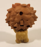 2018 Jazwares Feisty Pets Mini Misfits Marky Mischief Lion 1 7/8" Toy Figure with Moving Mouth and Eyes Including Yellow Carrier Crate