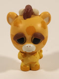 2018 Jazwares Feisty Pets Mini Misfits Ginormous Gracie Giraffe 1 3/4" Toy Figure with Moving Mouth and Eyes Including Yellow Carrier Crate