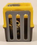 2018 Jazwares Feisty Pets Mini Misfits Junkyard Jeff The Goat 1 5/8" Toy Figure with Moving Mouth and Eyes Including Yellow Carrier Crate