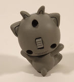 2018 Jazwares Feisty Pets Mini Misfits Junkyard Jeff The Goat 1 5/8" Toy Figure with Moving Mouth and Eyes Including Yellow Carrier Crate