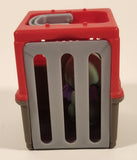 2018 Jazwares Feisty Pets Mini Misfits Ferdinand Flamefart Dragon 1 7/8" Toy Figure with Moving Mouth and Eyes Including Red Carrier Crate