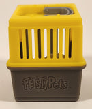 2018 Jazwares Feisty Pets Mini Misfits Narcoleptic Naomi Seal 1 7/8" Toy Figure with Moving Mouth and Eyes Including Yellow Carrier Crate