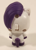 2018 Jazwares Feisty Pets Mini Misfits Glenda Glitterpoop Unicorn 1 7/8" Toy Figure with Moving Mouth and Eyes Including Yellow Carrier Crate