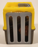 2018 Jazwares Feisty Pets Mini Misfits Cuddle Von Rumblestrut 1 1/2" Toy Figure with Moving Mouth and Eyes Including Yellow Carrier Crate