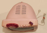 2007 Mattel Barbie Pink 13" CRT TV with Flowers and Butterflies Model BAR322