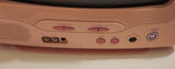 2007 Mattel Barbie Pink 13" CRT TV with Flowers and Butterflies Model BAR322