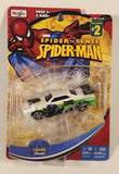 2011 Maisto Marvel Spider Sense Spider-Man Lizard Slayer White Green Die Cast Toy Superhero Car Vehicle New in Package