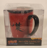 2007 Just Funky Masashi Kishimoto Naruto Shippuden Shonen 15 Oz 450mL 4 1/2" Ceramic Coffee Mug Cup with Coaster Lid New in Package